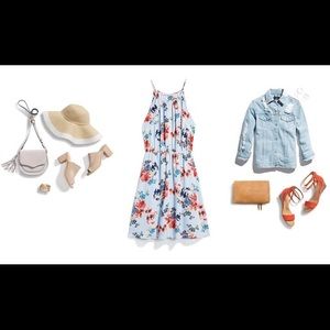 Joliee Crochet Detail Dress